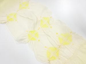 正絹　絽　絞り　夏用帯揚げ